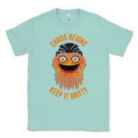 Seafoam chaos reigns keep it gritty Classic Tee - PixelWave