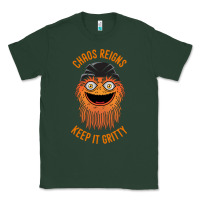Sports Green chaos reigns keep it gritty Classic Tee - PixelWave