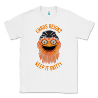 White chaos reigns keep it gritty Classic Tee - PixelWave
