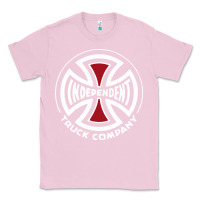 Bubblegum Pink independent company cross skateboard Classic Tee - PixelWave