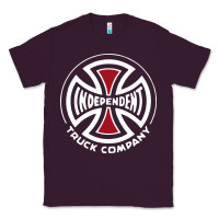 Plum independent company cross skateboard Classic Tee - PixelWave