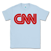Dusty Blue cnn media company Classic Tee - PixelWave