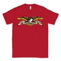 Red anti hero skateboards Classic Tee - PixelWave