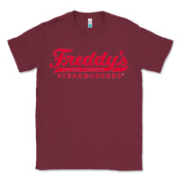Burgundy freddy's frozen custard & steakburgers Classic Tee - PixelWave