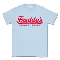Dusty Blue freddy's frozen custard & steakburgers Classic Tee - PixelWave