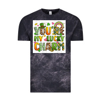 Cloud Black you're my lucky charm artiststas filigran Vintage Tee - Artiststas