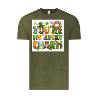 Vintage Olive you're my lucky charm artiststas filigran Vintage Tee - Artiststas