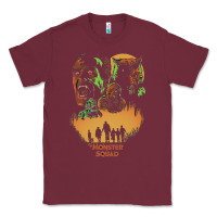 Burgundy The Monster Squad Classic Tee - PixelWave