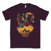 Plum The Monster Squad Classic Tee - PixelWave