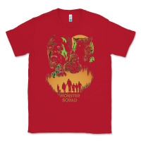 Red The Monster Squad Classic Tee - PixelWave