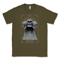 Army Green hunt showdown anniversary three of skulls black t shirt Classic Tee - PixelWave