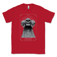 Red hunt showdown anniversary three of skulls black t shirt Classic Tee - PixelWave