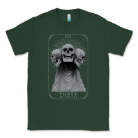 Sports Green hunt showdown anniversary three of skulls black t shirt Classic Tee - PixelWave