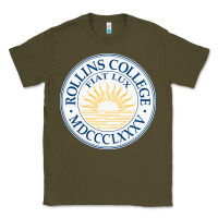 Army Green rollins college Classic Tee - PixelWave