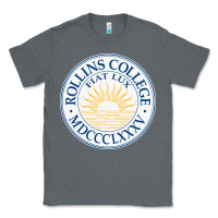 Charcoal Heather rollins college Classic Tee - PixelWave
