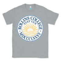 Heather Grey rollins college Classic Tee - PixelWave