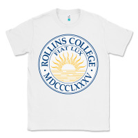 White rollins college Classic Tee - PixelWave