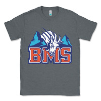 Charcoal Heather blue mountain state Classic Tee - PixelWave