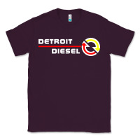 Plum Detroit Diesel Classic Tee - PixelWave