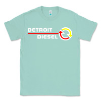 Seafoam Detroit Diesel Classic Tee - PixelWave