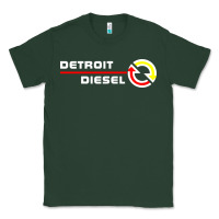 Sports Green Detroit Diesel Classic Tee - PixelWave