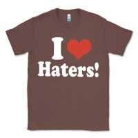 Chestnut i love haters Classic Tee - PixelWave