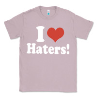 Lilac i love haters Classic Tee - PixelWave