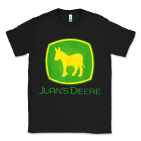 Black Juan Deere Farmer Gardener Landscaper Funny Classic Tee - PixelWave