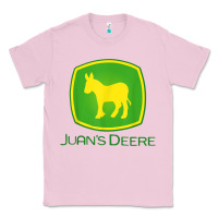 Bubblegum Pink Juan Deere Farmer Gardener Landscaper Funny Classic Tee - PixelWave