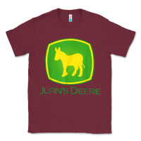Burgundy Juan Deere Farmer Gardener Landscaper Funny Classic Tee - PixelWave