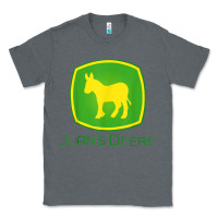 Charcoal Heather Juan Deere Farmer Gardener Landscaper Funny Classic Tee - PixelWave