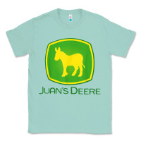 Seafoam Juan Deere Farmer Gardener Landscaper Funny Classic Tee - PixelWave