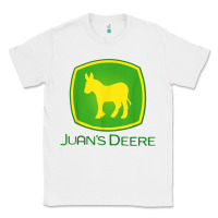 White Juan Deere Farmer Gardener Landscaper Funny Classic Tee - PixelWave