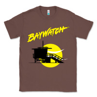 Chestnut baywatch lifeguard tower sunset   baywatch Classic Tee - PixelWave
