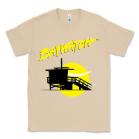Mushroom baywatch lifeguard tower sunset   baywatch Classic Tee - PixelWave
