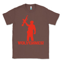 Chestnut red dawn wolverines Classic Tee - PixelWave