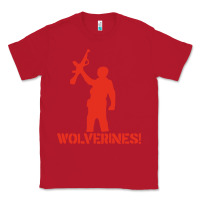 Red red dawn wolverines Classic Tee - PixelWave