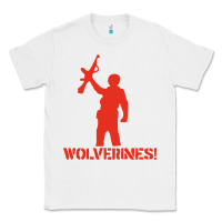White red dawn wolverines Classic Tee - PixelWave