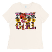 Bone western farm girl Ladies Tee - Artiststas