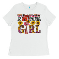 White western farm girl Ladies Tee - Artiststas