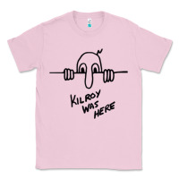 Bubblegum Pink Kilroy was here (on RedBubble) gift Classic Tee - PixelWave