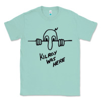 Seafoam Kilroy was here (on RedBubble) gift Classic Tee - PixelWave