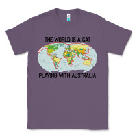 Lavender the world is a cat playing with australia 2020 shirt Classic Tee - PixelWave