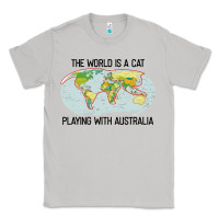 Moon Dust the world is a cat playing with australia 2020 shirt Classic Tee - PixelWave