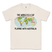 Natural the world is a cat playing with australia 2020 shirt Classic Tee - PixelWave