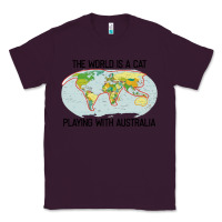 Plum the world is a cat playing with australia 2020 shirt Classic Tee - PixelWave