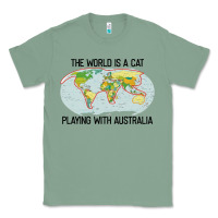 Sage the world is a cat playing with australia 2020 shirt Classic Tee - PixelWave
