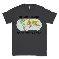 Smoke the world is a cat playing with australia 2020 shirt Classic Tee - PixelWave