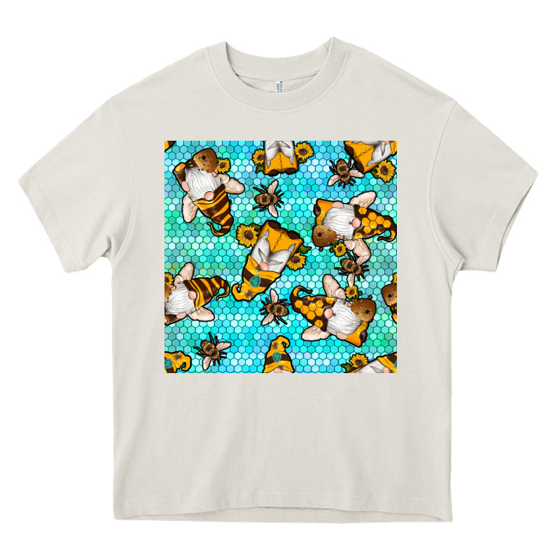 Honey Bee Gnomes Seamless Pattern Heavy Core Tee by BundleAndBundleShop | Teevron