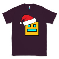 Plum Geometry Dash Classic Tee - PixelWave